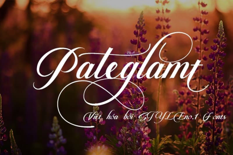 3. Pateglamt Font