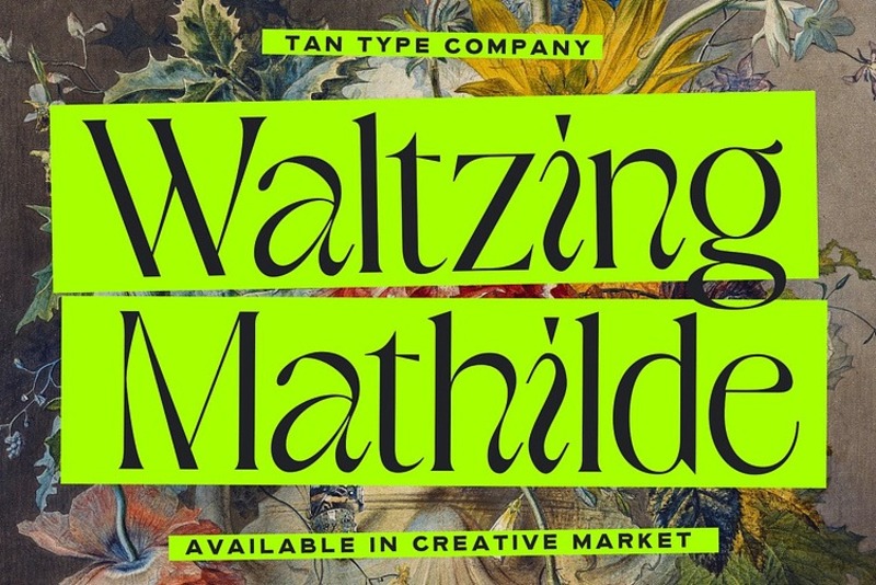 3. TAN - WALTZING MATHILDE Font