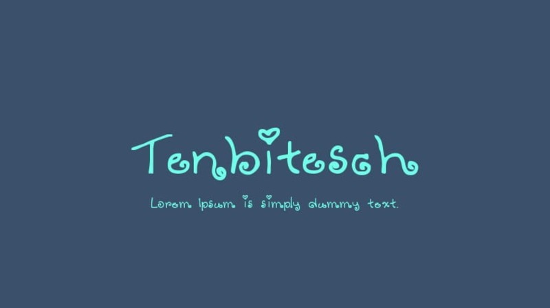 3. Tenbitesch Font