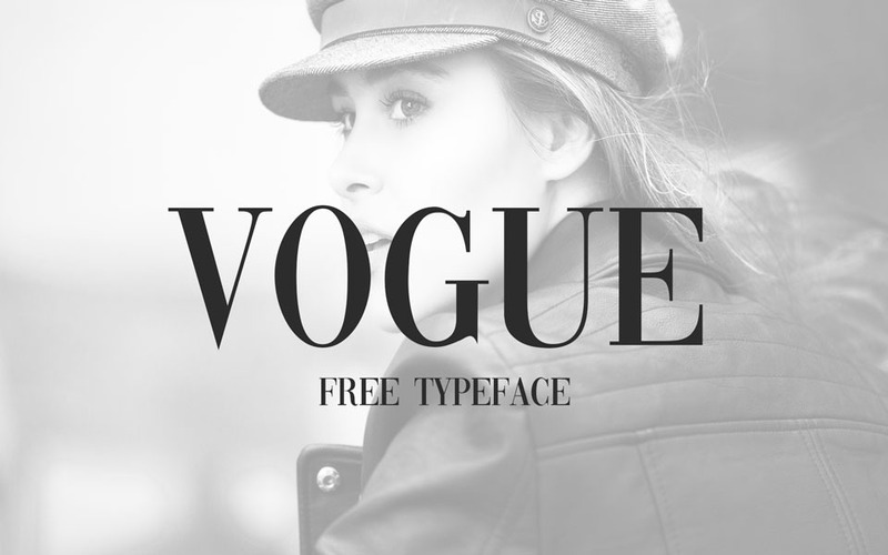 3. Vouge Font