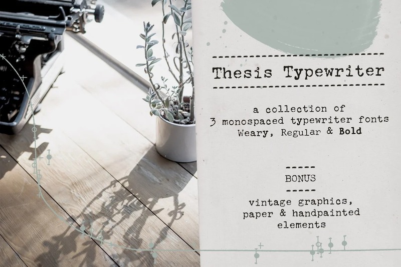 1. Thesis Typewriter Font