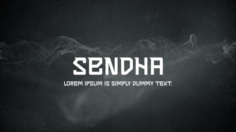 5. Sendha Font 