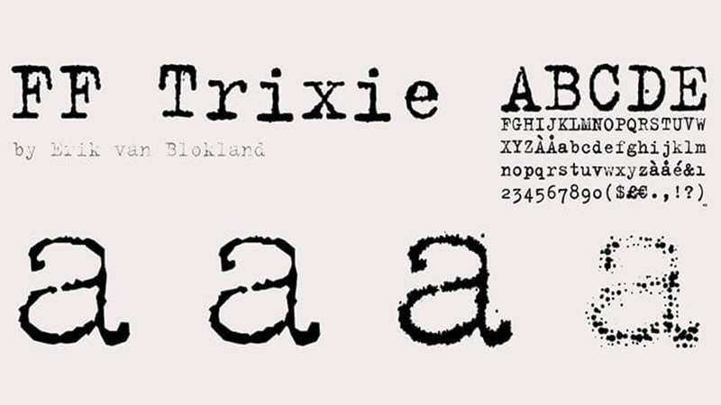 6. FF Trixie Font