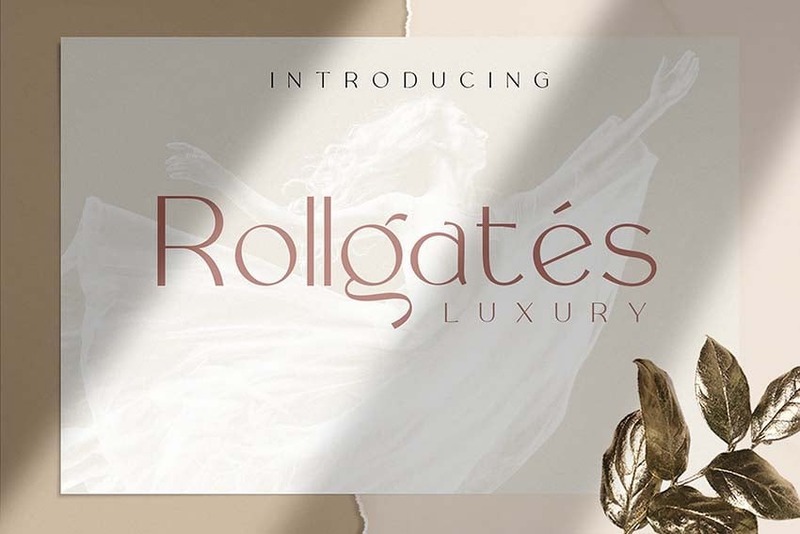 6. Rollgates Luxury Font