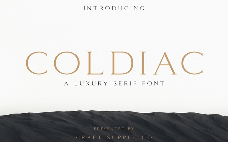 7. Coldiac Font