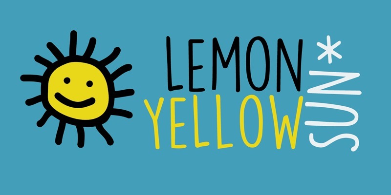 7. Lemon Yellow Sun Font