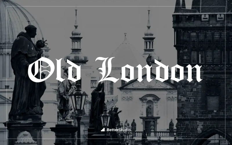 7. Old London Font