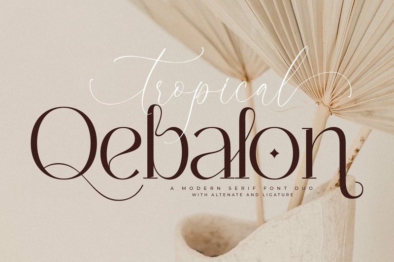 8. Tropical Qebalon Font