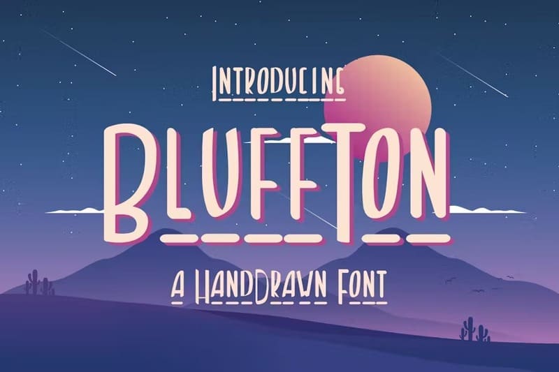9. Bluffton Font