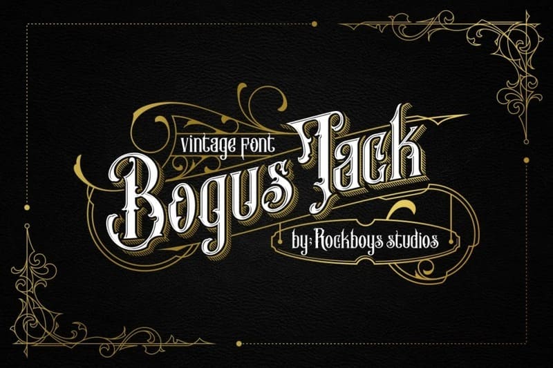 9. Bogus Jack - Vintage Font