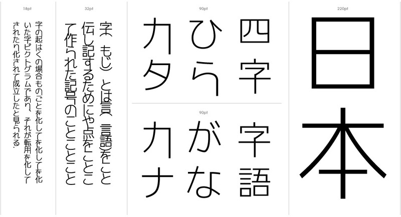 9. Font Jiyuno Tsubasa