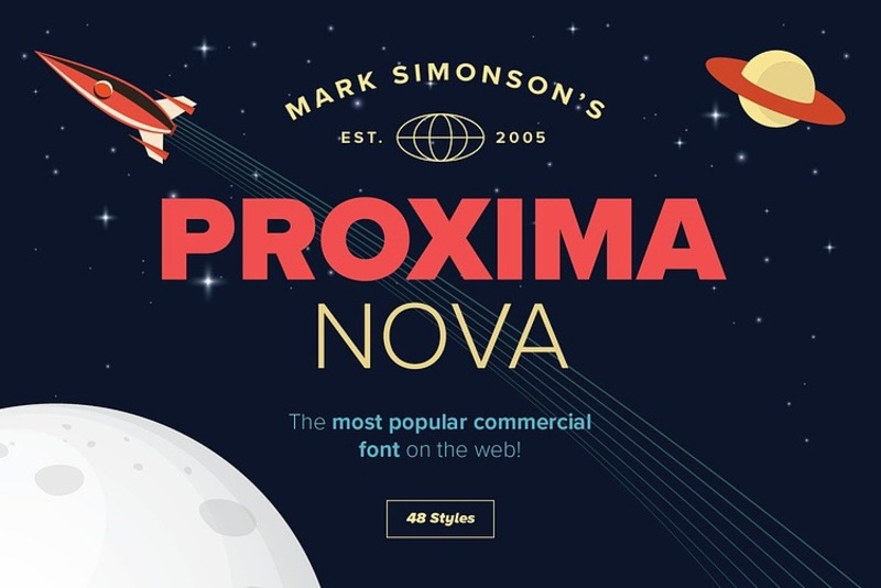 9. Font Proxima Nova Sans Serif