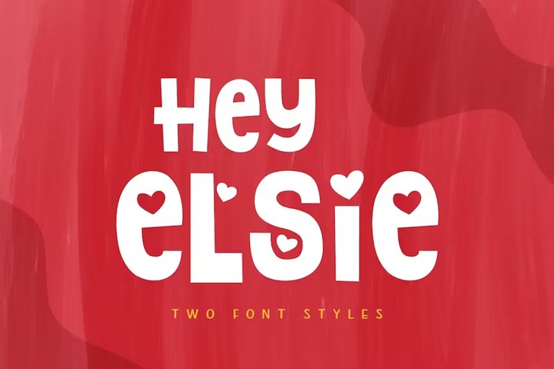 9. Hey Elsie Font