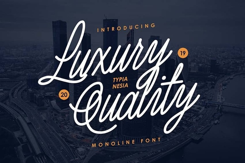 9. Luxury Quality Font