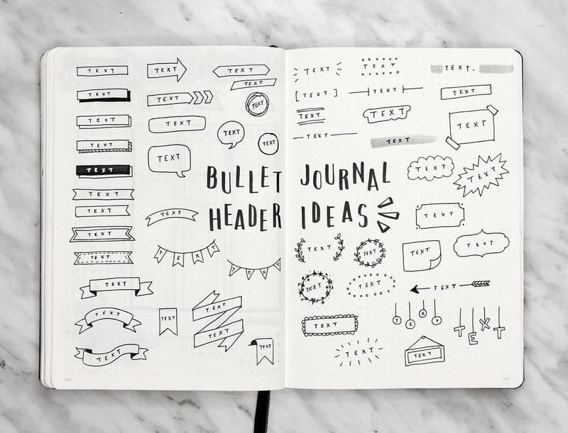 Đôi nét về Fontchữ Bullet Journal 