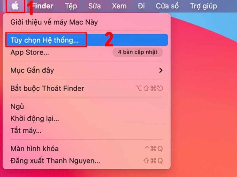 MacOS bước 1