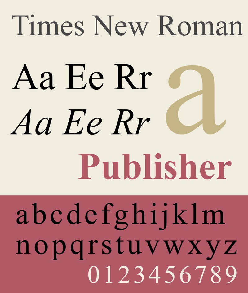 Các lợi ích của Font Times New Roman