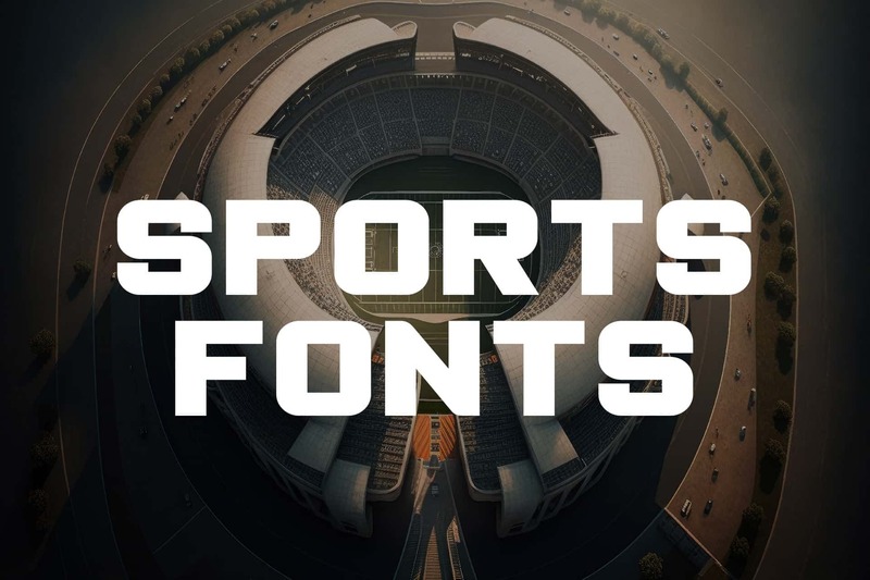 40+ Font Chữ Thể Thao, Sport Đẹp Nhất Cho Thiết Kế Áo Đấu, Banner 