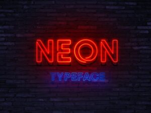 [Tổng Hợp] 10+ Font Chữ Neon Design Miễn Phí Mới Nhất