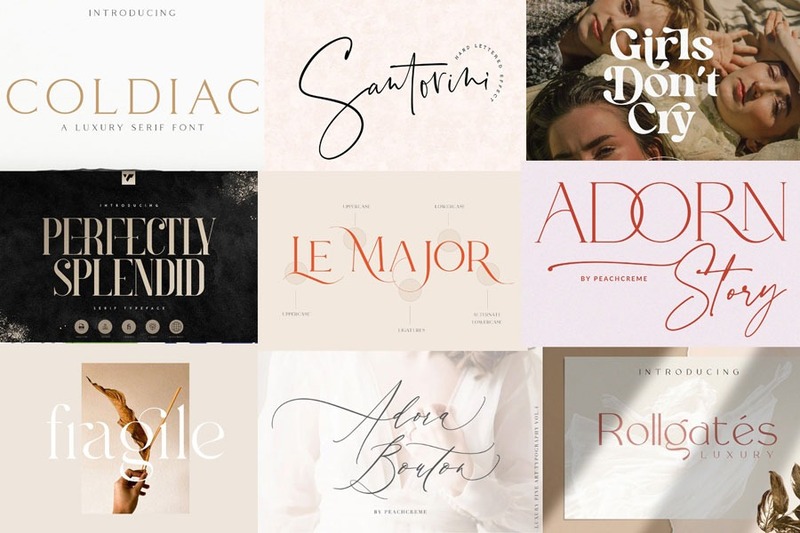 [Tổng Hợp] 30+ Font Chữ Sang Trọng - Luxury Fonts Free Download